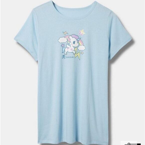 Torrid Tokidoki Classic Fit Cotton Ringer Tee - Picture 1 of 4
